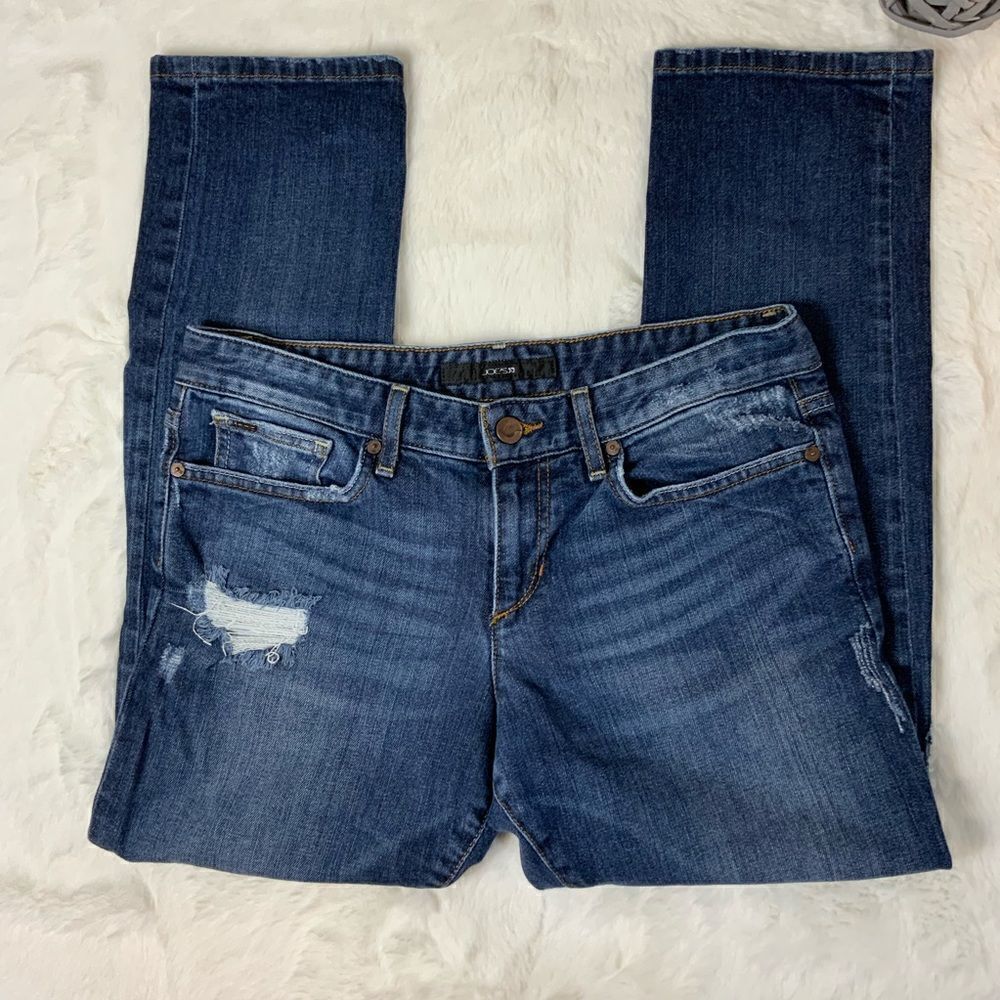 Women’s Joe’s Ex-Lover cropped distressed jeans - Picture 3 of 6